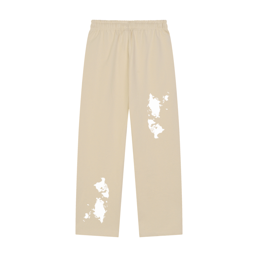 "CashFlow WorldWide" Solid Color Straight-Leg Sweatpants