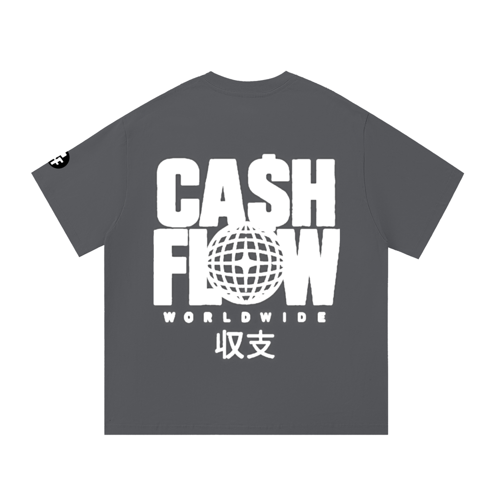 "CashFlow Worldwide" Essential Cotton T-Shirt